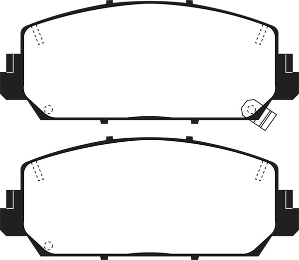 EBC 16+ Acura ILX 2.4 Redstuff Front Brake Pads - Bull Strap
