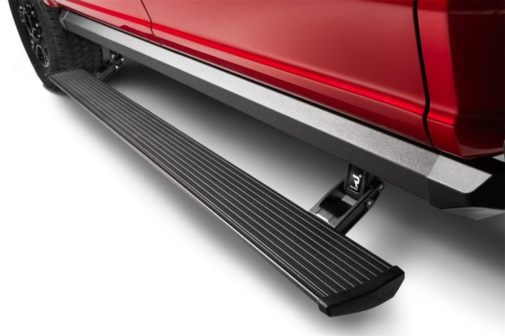 AMP Research 2013-2015 Dodge Ram 1500 Crew Cab PowerStep XL - Black - Bull Strap