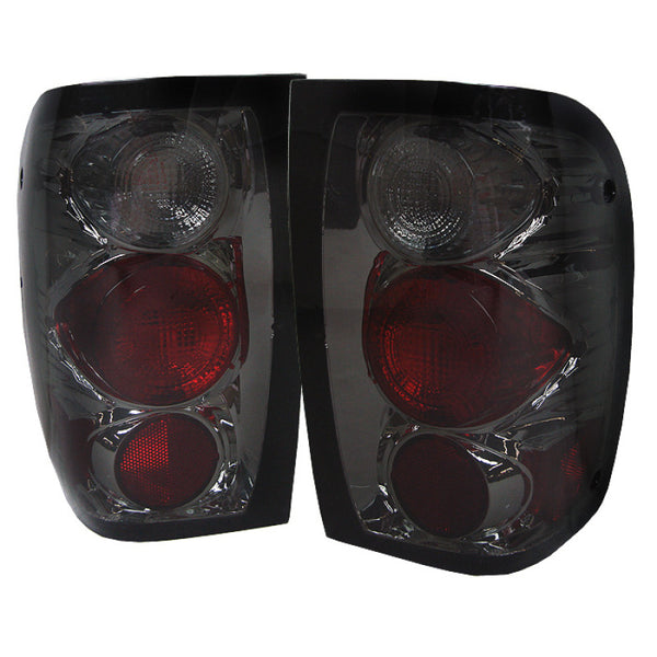 Spyder Ford Ranger 98-00 Euro Style Tail Lights Smoke ALT-YD-FR98-SM - Bull Strap