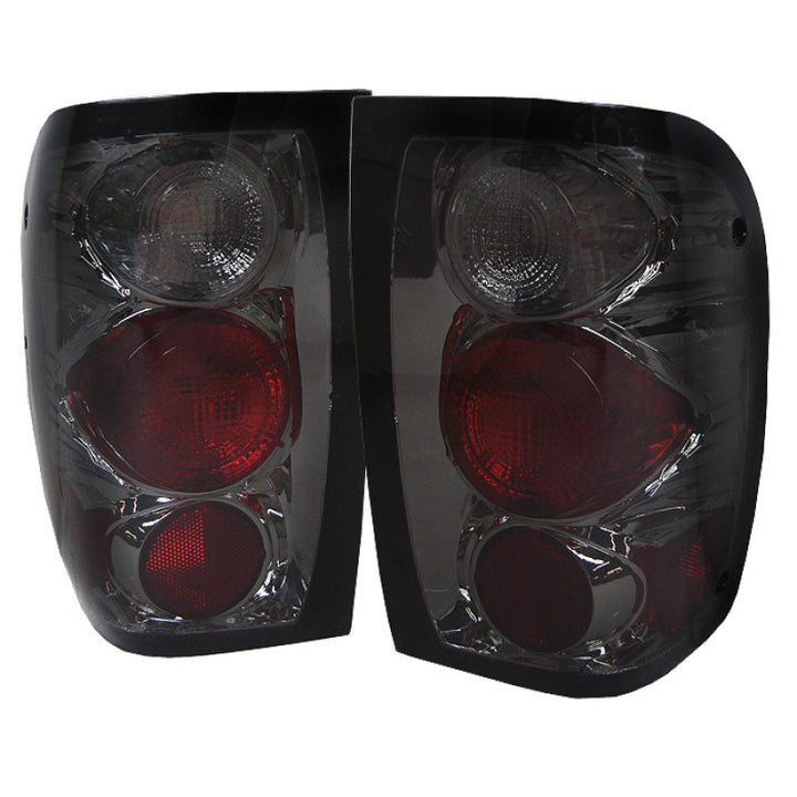 Spyder Ford Ranger 98-00 Euro Style Tail Lights Smoke ALT-YD-FR98-SM - Bull Strap