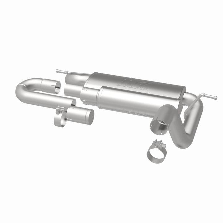 MagnaFlow 18-23 Jeep Wrangler JL 2.0L/3.6L Overland Series Axle-Back Exhaust - Bull Strap