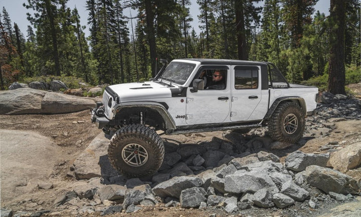 AVS 2018 Jeep Wrangler Unlimited (4-Door) Ventvisor Outside Mount Window Deflectors 4pc - Smoke - Bull Strap