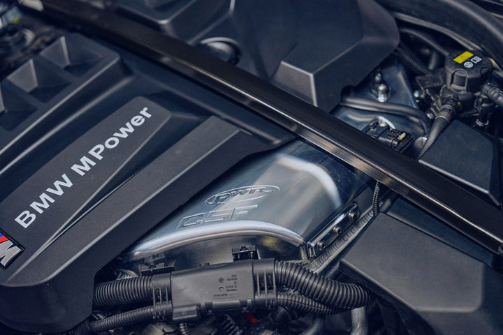 CSF BMW M2/M3/M4 S58 Comp & Non-Comp (G8X) Charge-Air Cooler Manifold - Raw Billet - Bull Strap