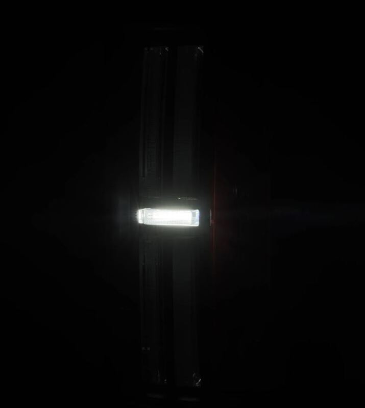 AlphaRex 07-13 Toyota Tundra Nova-Series LED Tail Lights - Black Red - Bull Strap
