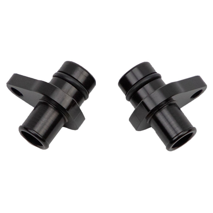 Wehrli 04.5-2010 Duramax LLY/LBZ/LMM Crankcase Vent (PCV) Fitting Kit - Billet Black Anodized - Bull Strap
