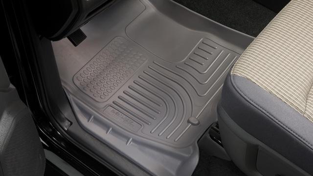 Husky Liners 08-14 Buick Enclave/09-14 Chevy Traverse WeatherBeater Black Cargo Liner (2nd Seat) - Bull Strap