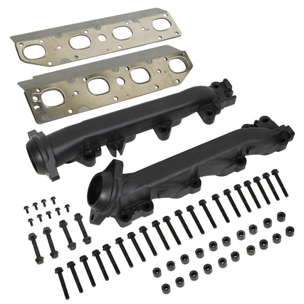 BD Diesel 11-22 Dodge Ram 1500 Classic (DS) / 11-18 Ram 2500/3500 5.7L Hemi Exhaust Manifold Kit - Bull Strap