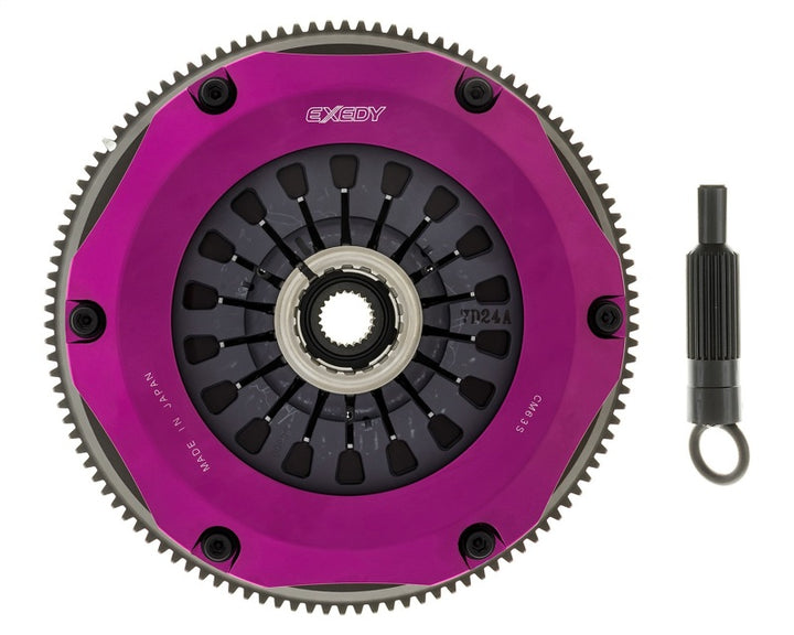 Exedy 08-15 Mitsubishi Evo X 4B11T 2.0L Twin-Organic Clutch Kit - Bull Strap