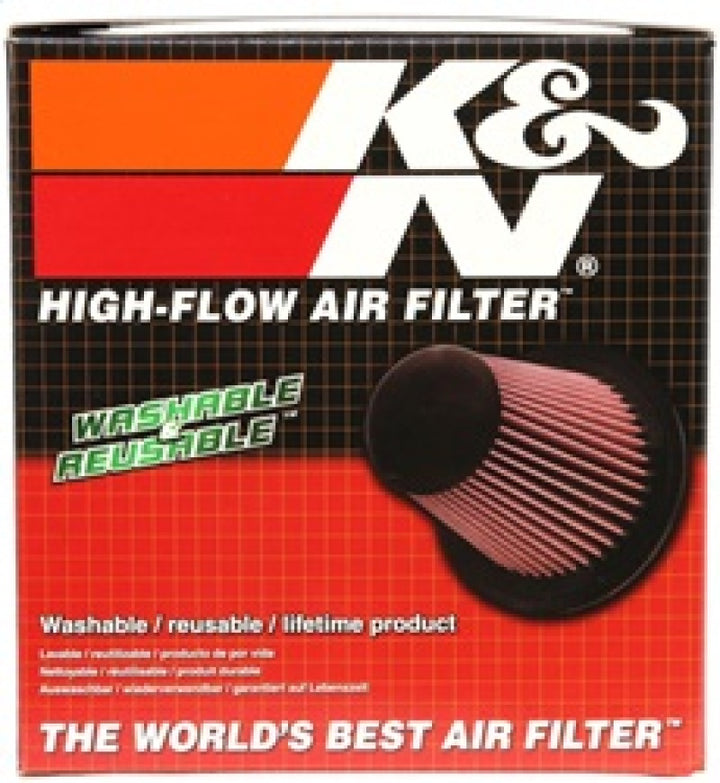 K&N Universal Clamp-On Air Filter 6in FLG / 7-1/2in B / 5in T / 6-1/2in H - Bull Strap