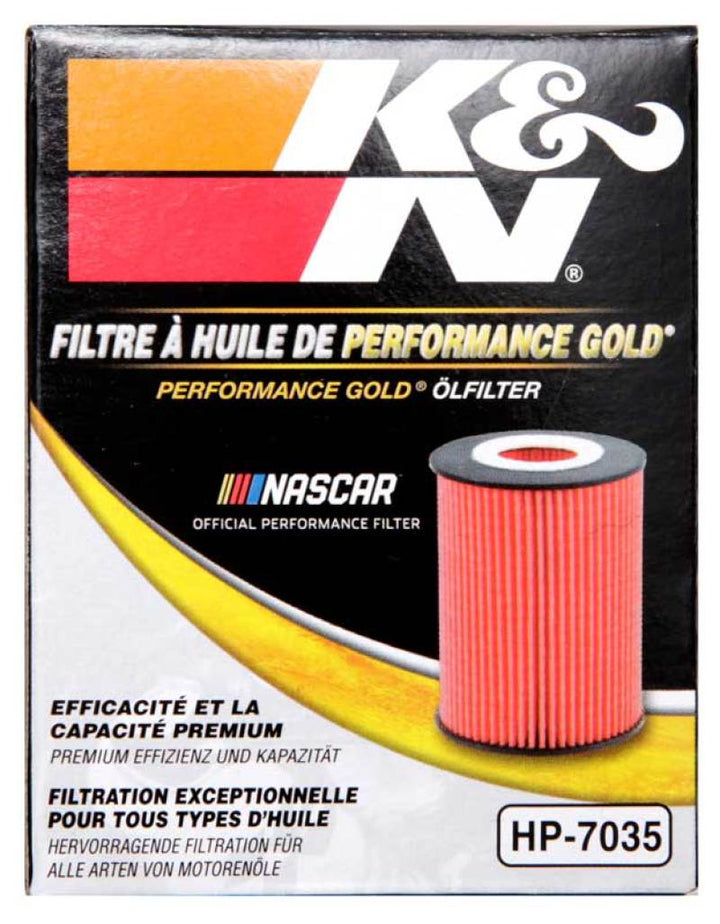 K&N Performance Oil Filter for 15-16 Hyundai Genesis Sedan 3.8L V6 - Bull Strap