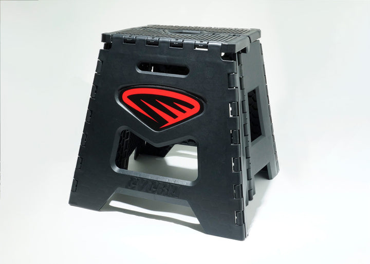 Cycra Fold Up Moto Stand - Black/Orange - Bull Strap