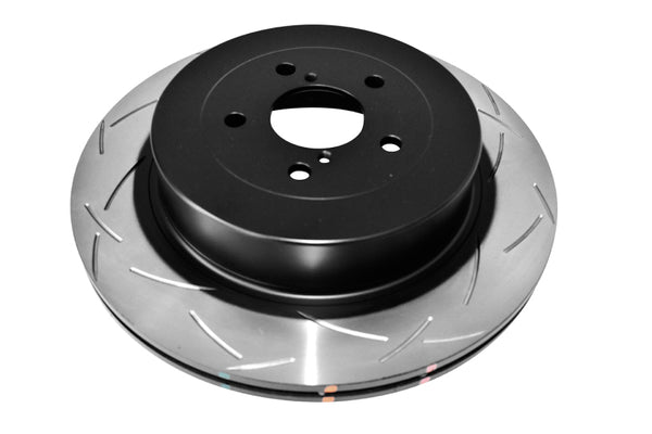 DBA 98-06 WRX Upgrade to STi Calipers w/ Standard 170mm Handbrake Rear Slotted 4000 Series Rotor - Bull Strap