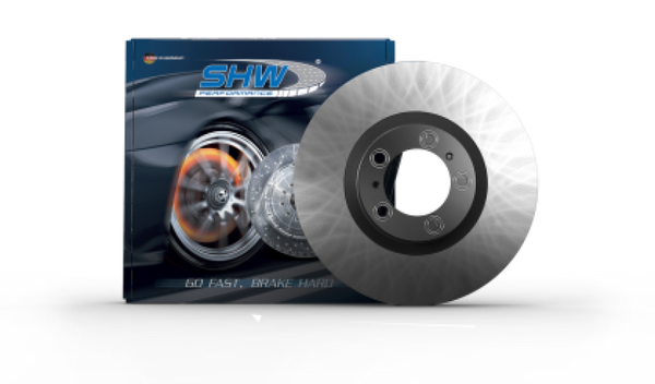 SHW 19-22 Porsche Macan 2.0L V6 Front Right Smooth Monobloc Brake Rotor (95B615302AB) - Bull Strap