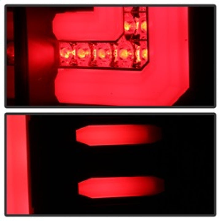 Spyder GMC Sierra 2016-2017 Light Bar LED Tail Lights - Black ALT-YD-GS16-LED-BK - Bull Strap