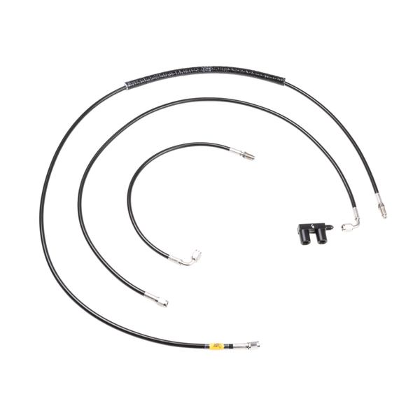 Chase Bays 84-91 BMW 3-Series E30 Dual Piston Brake Booster Delete Brake Line Relocation - Bull Strap