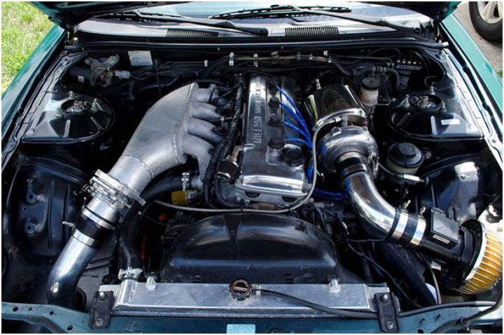 Mishimoto 95-98 Nissan 240sx w/ KA Aluminum Radiator - Bull Strap