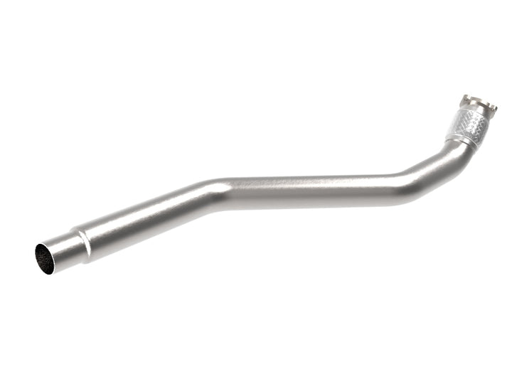 aFe POWER MACH Force-Xp 09-16 Audi A4/A5 B8 L4-2.0L(t) 304 SS 3in. Front Resonator Delete Pipe - Bull Strap