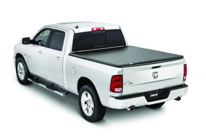 Tonno Pro 09-19 Dodge RAM 1500 6.4ft Fleetside Lo-Roll Tonneau Cover - Bull Strap