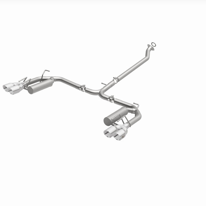 MagnaFlow 18-19 Toyota Camry XSE 2.5L (FWD) Street Series Cat-Back Exhaust w/4in Polished Quad Tips - Bull Strap