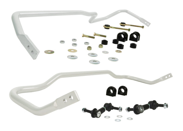 Whiteline 89-93 Nissan Skyline R32 GT-R  Front and Rear Swaybar Kit - Bull Strap