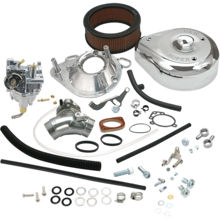 S&S Cycle 93-99 BT Super E Carburetor Kit - Bull Strap