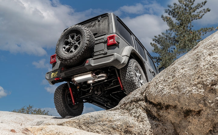 MagnaFlow 18-23 Jeep Wrangler JL 2.0L/3.6L Overland Series Axle-Back Exhaust - Bull Strap