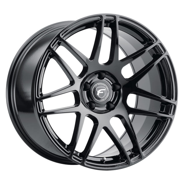 Forgestar F14 19x12 / 5x120.65 BP / ET50 / 8.5in BS Gloss Black Wheel - Bull Strap