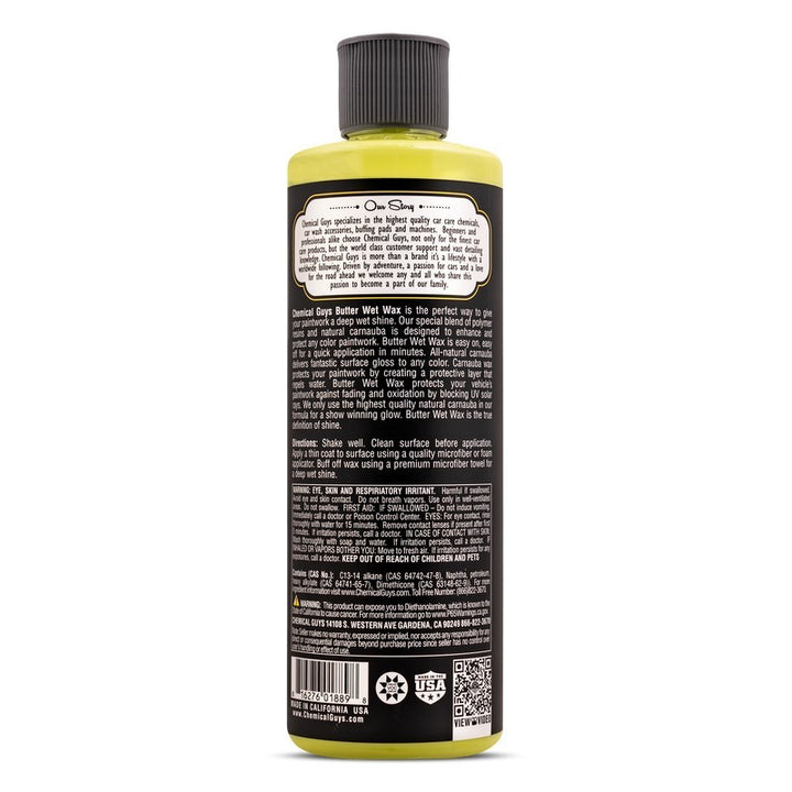 Chemical Guys Butter Wet Wax - 16oz - Bull Strap