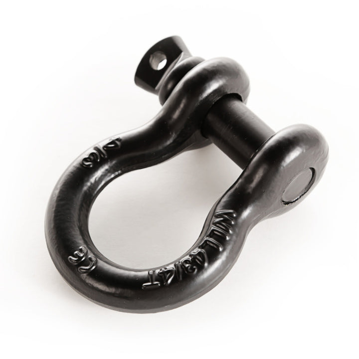 Rugged Ridge Black 9500lb 3/4in D-Ring - Bull Strap