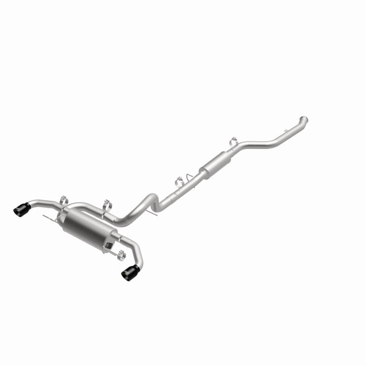 MagnaFlow 24-26 Ineos Grenadier Overland Series Black Chrome Cat-Back Performance Exhaust System - Bull Strap