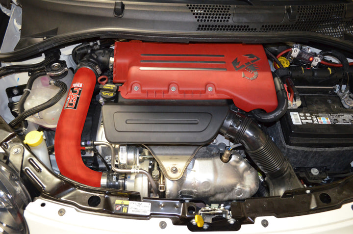 Injen 15-19 Fiat Abarth 1.4L Turbo 4Cyl Polished Short Ram Intake w/MR Tech - Bull Strap