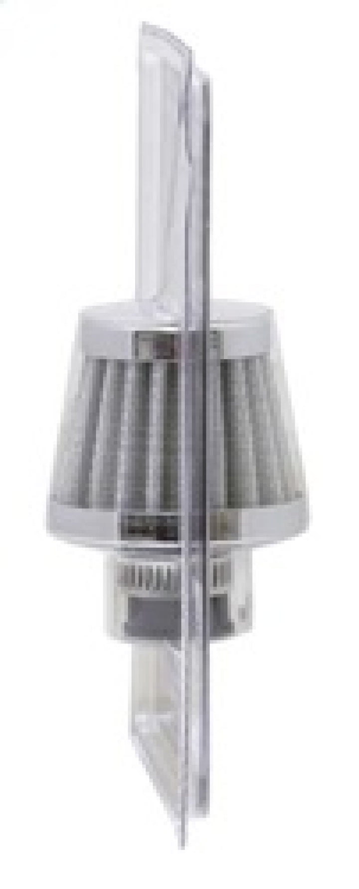 K&N 2in Base OD x .375in Flange ID x 1.75in H Rubber Base Crankcase Vent Filter - White - Bull Strap