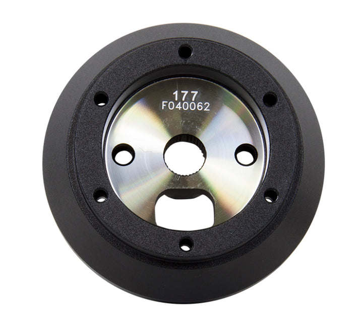 NRG Short Hub Adapter 06+ Chevrolet Corvette / Cadillac CTS - Bull Strap
