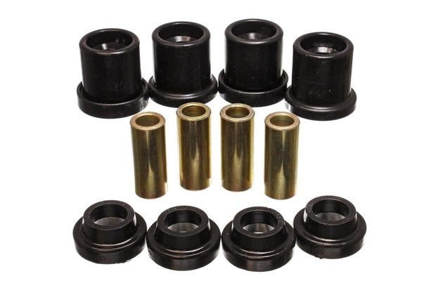 Energy Suspension 90-96 Nissan 300ZX Black Rear Sub Frame Set - Bull Strap