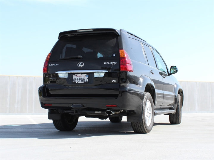 aFe MachFORCE XP Cat-Back 05-09 Lexus GX470 V8 4.7L 409SS w/ Oval Polished Tips Exhaust System - Bull Strap