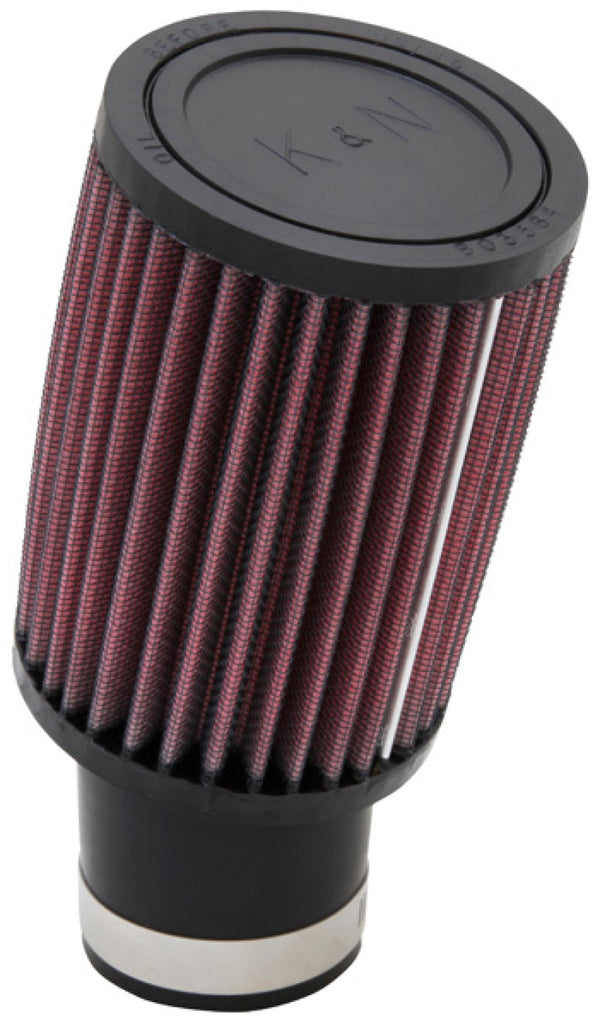 K&N Filter Universal Rubber Filter - Round Straight - Angled Flange for 81-82 Honda ATC250R 250 - Bull Strap