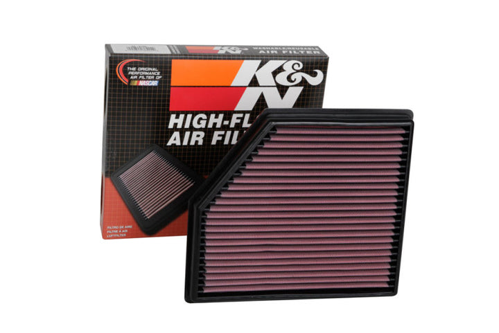 K&N 20-24 Cadillac CT4/CT5 2.0L L4 Replacement Panel Air Filter - Bull Strap