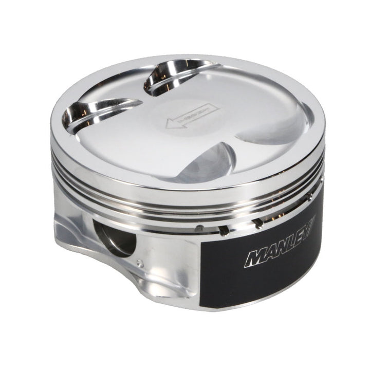 Manley 04+ Subaru WRX STi (EJ257) STD Stroke 99.5mm STD Bore 9.8:1 Dish Piston Set with Rings - Bull Strap