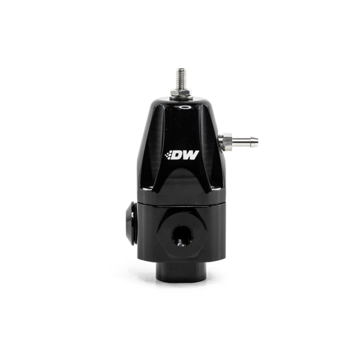 DeatschWerks DWR1000 Adjustable Fuel Pressure Regulator - Black - Bull Strap