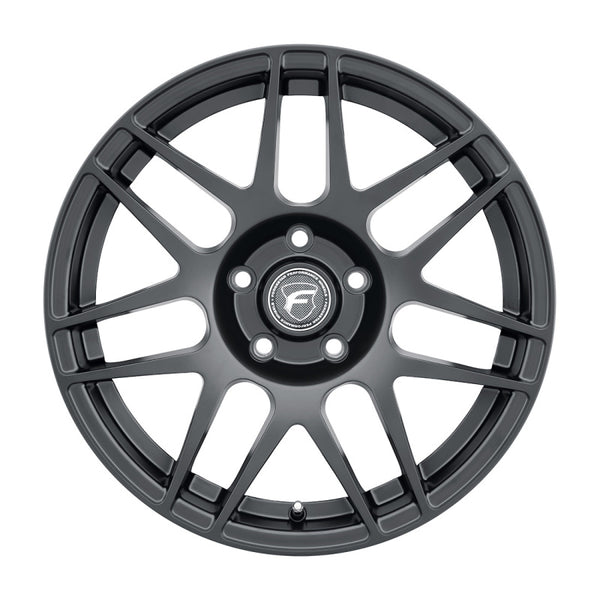 Forgestar F14 17x10 / 5x114.3 BP / ET50 / 7.5in BS Satin Black Wheel - Bull Strap