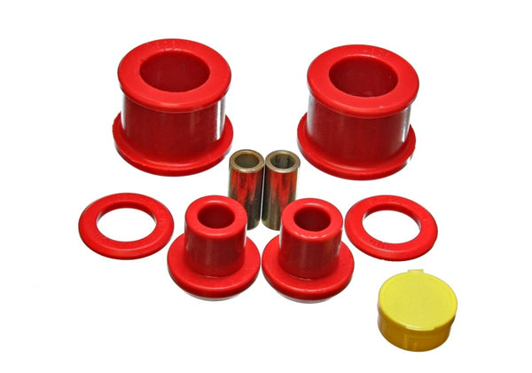 Energy Suspension 95-98 Nissan 240SX (S14) Red Rear Differential Bushing (for 7/8inch O.D. bar Only) - Bull Strap