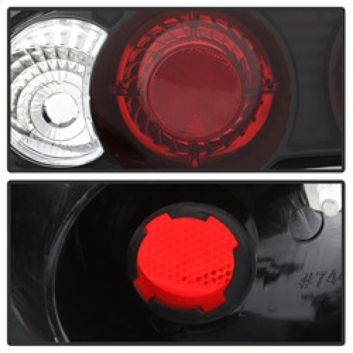 Spyder Acura RSX 02-04 Euro Style Tail Lights Black ALT-YD-ARSX02-BK - Bull Strap