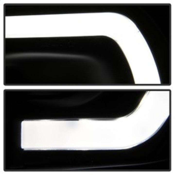 xTune Toyota Tacoma 12-15 Headlights - Light Bar DRL - Black PRO-JH-TTA12-LBDRL-BK - Bull Strap