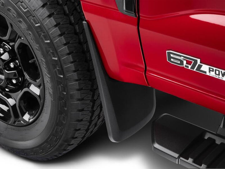 Husky Liners 2017 Ford F-250/F350 Custom-Molded Front and Rear Mud Guards - Bull Strap