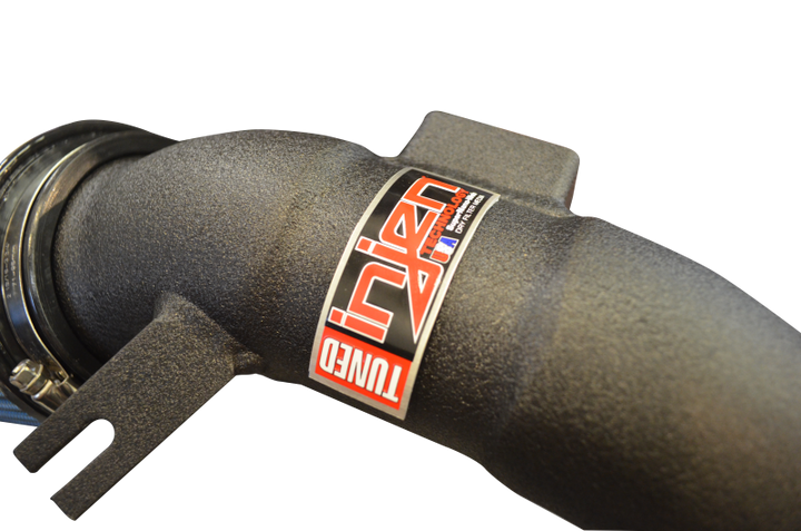 Injen 16-18 BMW 330i B48 2.0L (t) Wrinkle Black Cold Air Intake - Bull Strap