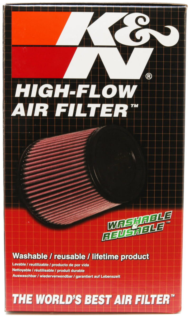 K&N Oval Air Filter - 8-7/8in L 5-1/4in W 6in H - Bull Strap