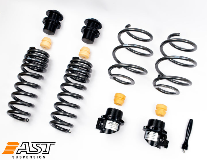 AST BMW G87 M2 / G80 M3 / G81 /G82 M4 / G83 M4 Adjustable Lowering Springs - 20-46mm Fr / 10-36mm Rr - Bull Strap