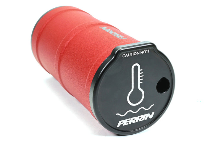 PERRIN 02-25 Subaru WRX / 04-21 STI / 13-25 BRZ/GR86/FRS/86 Coolant Overflow Tank - Red - Bull Strap