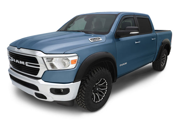 AVS 2019 RAM 1500 Crew Cab Ventvisor In-Channel Window Deflectors - 4pc - Smoke - Bull Strap