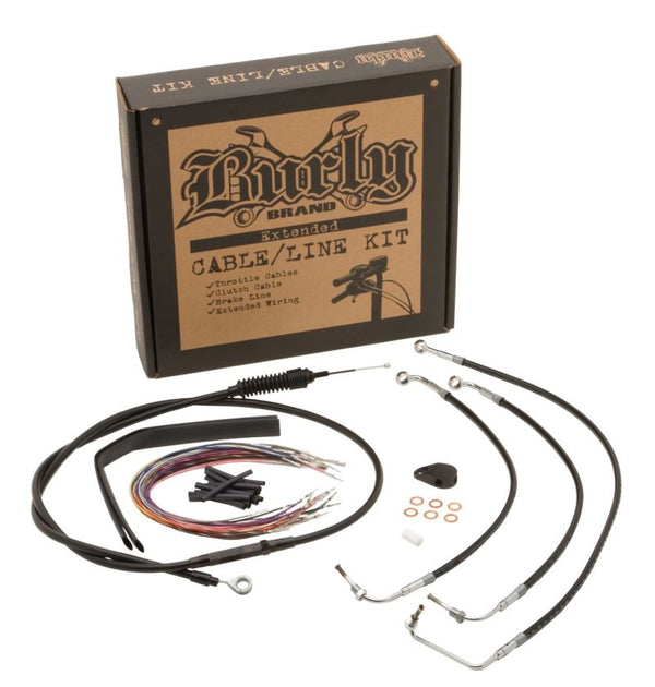 Burly Brand Control Kit 16in Gorilla - Black - Bull Strap